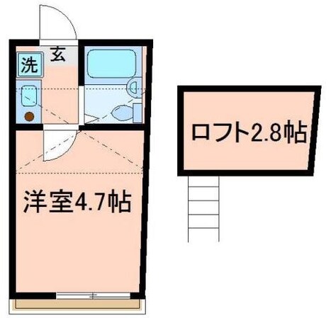 亀有駅 徒歩9分 3階の物件間取画像